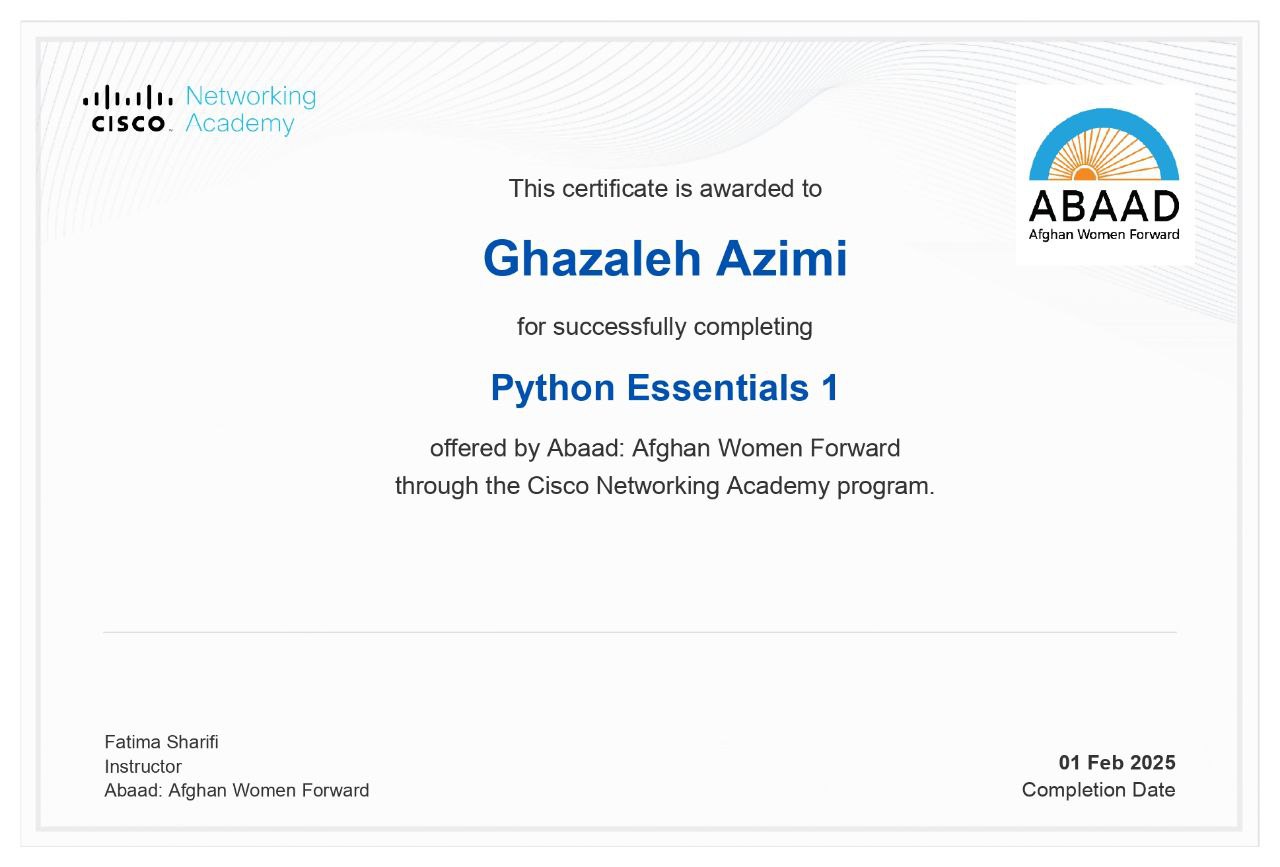 Python Certificate